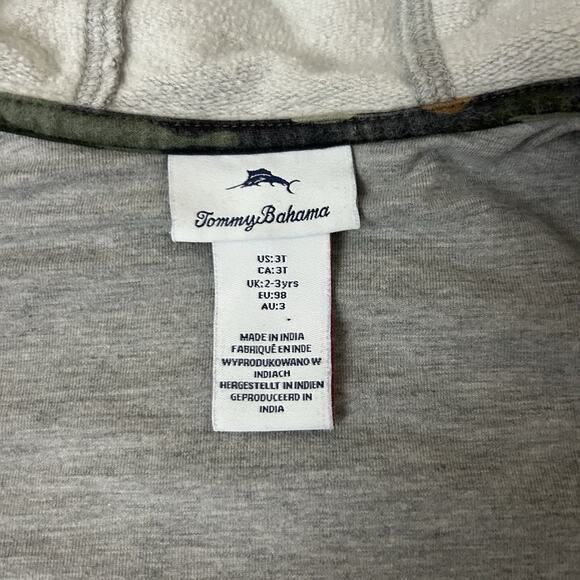 TOMMY BAHAMA KIDS BOY Toddler QUILTED Hooded Green Olive Cotton JACKET 3T - Picture 7 of 12